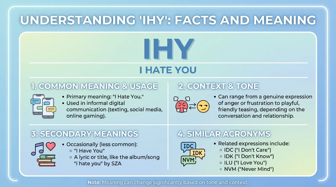 IHY Meaning in Text