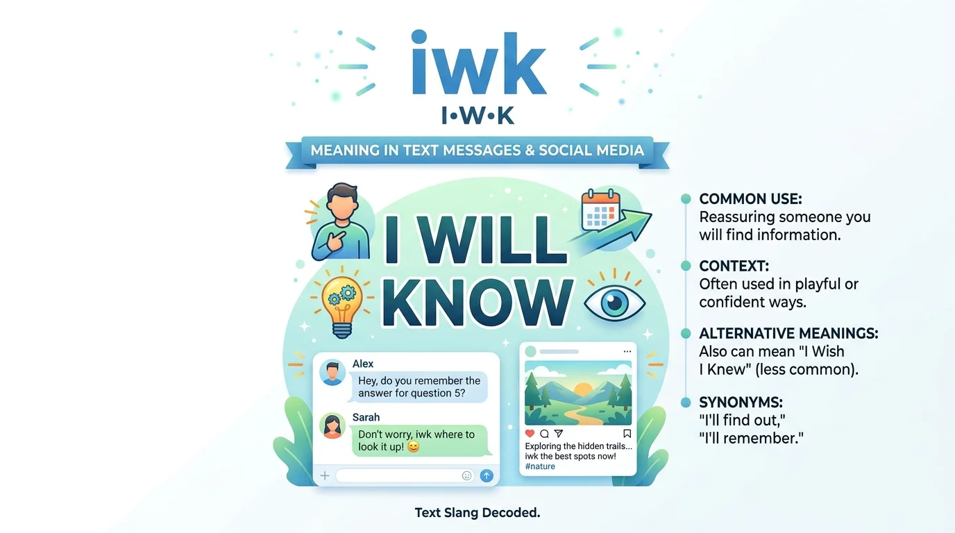 Background and Origin of IWK Meaning in Text