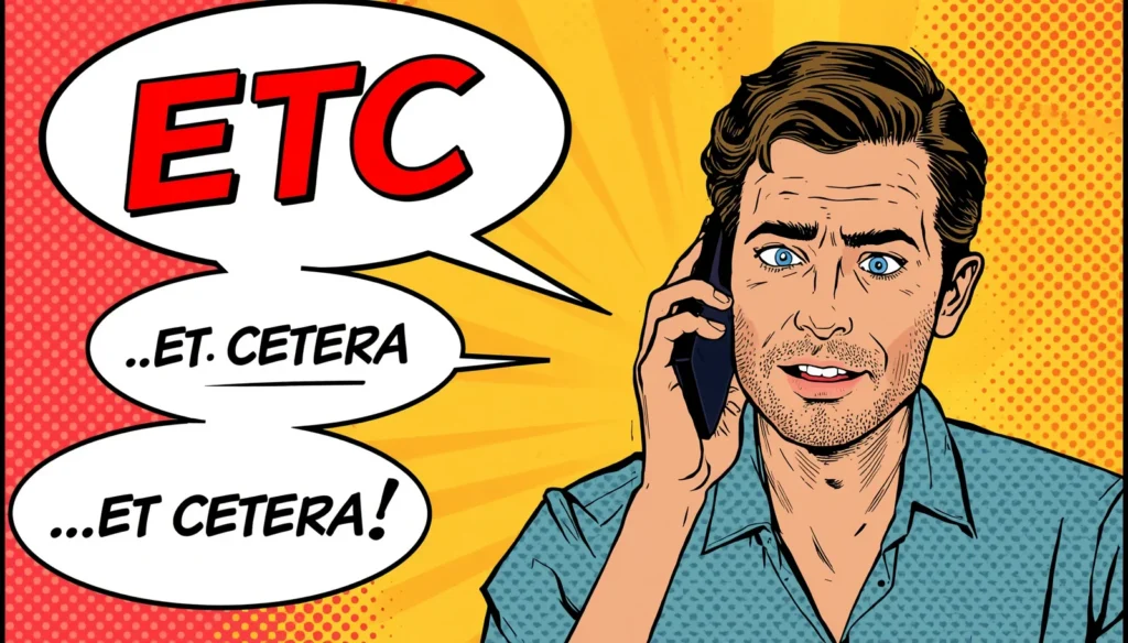 ETC Meaning in Text