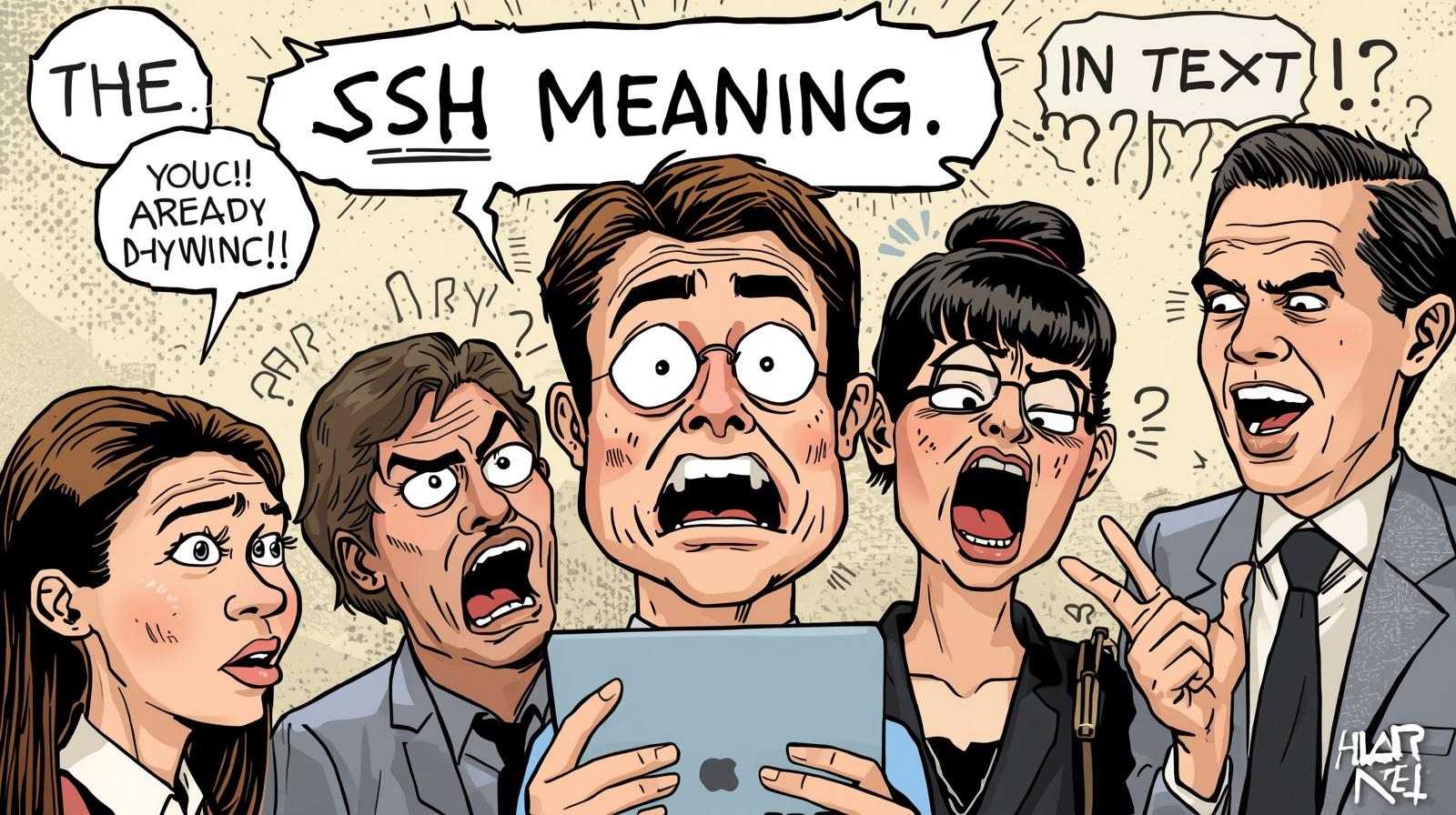 SH Meaning in Text
